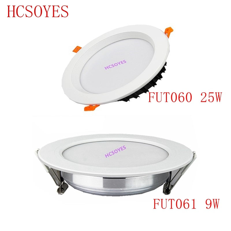 MIBOXER FUT061 FUT060 25W 9W RGB+CCT LED Downlight waterproof Ceiling Spotlight AC110V 220V recessed Led panel lights WIFI APP