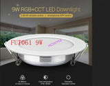 MIBOXER FUT061 FUT060 25W 9W RGB+CCT LED Downlight waterproof Ceiling Spotlight AC110V 220V recessed Led panel lights WIFI APP