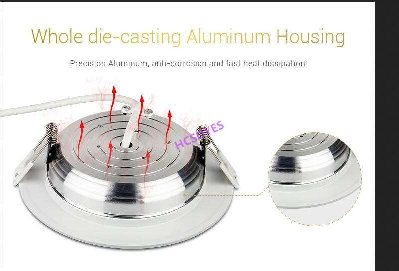 MIBOXER FUT061 FUT060 25W 9W RGB+CCT LED Downlight waterproof Ceiling Spotlight AC110V 220V recessed Led panel lights WIFI APP