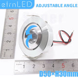 etrnLED 3W Mini LED Spotlights Angle Rotatable Adjustable 12V 24V Dimmable Recessed Downlight Ceiling Spots Light Cabinet Home