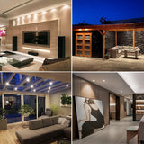 etrnLED 3W Mini LED Spotlights Angle Rotatable Adjustable 12V 24V Dimmable Recessed Downlight Ceiling Spots Light Cabinet Home