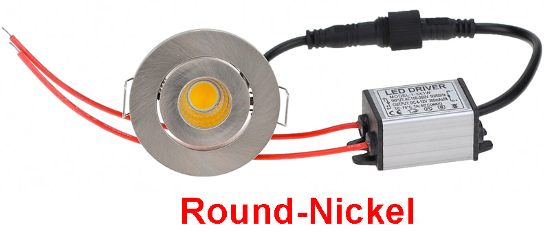 LED Spotlights Ceiling Downlights Recessed Dimmable Waterproof  For Bathroom Kitchen Bathhouse Indoor And Outdoor Lighting