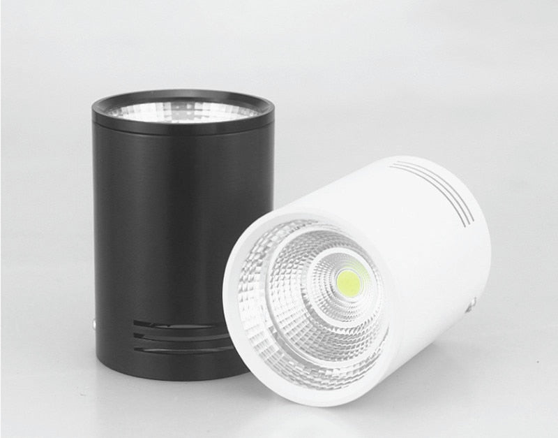 Dimmable Surface mounted COB LED Downlight 7W 9W 12W 15W 20W LED Ceiling Spot Light AC85-265V LED Ceiling Lamp Indoor Lighting