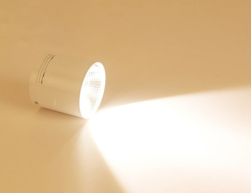 Dimmable Surface mounted COB LED Downlight 7W 9W 12W 15W 20W LED Ceiling Spot Light AC85-265V LED Ceiling Lamp Indoor Lighting