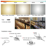 LED Downlight Dimmable 15W 21W items White shell lights for home Bathroom living room kitchen lighting