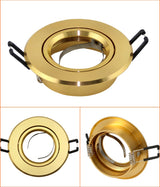 Recessed Ceiling Downlight Bulb Replaceable GU10 MR16 Sockets Kit  Fitting Frame