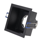 Square Embedded Led Ceiling Downlight Mount Frame Trim Ring GU10 MR16 Halogen Bulb Fitting Holder Socket Spot Lighting Fixtures