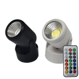 LED downlights 5W 10W 15W COB Surface Mounted Ceiling Spot light 360 degree Rotation Ceiling Downlight White AC85-265V