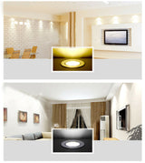 LED 3W 5W LED Recessed Ceiling Down Light Panel Lamp Cool Warm Natural White 220V 110V Downlight Spotlight for Home Office Hotel
