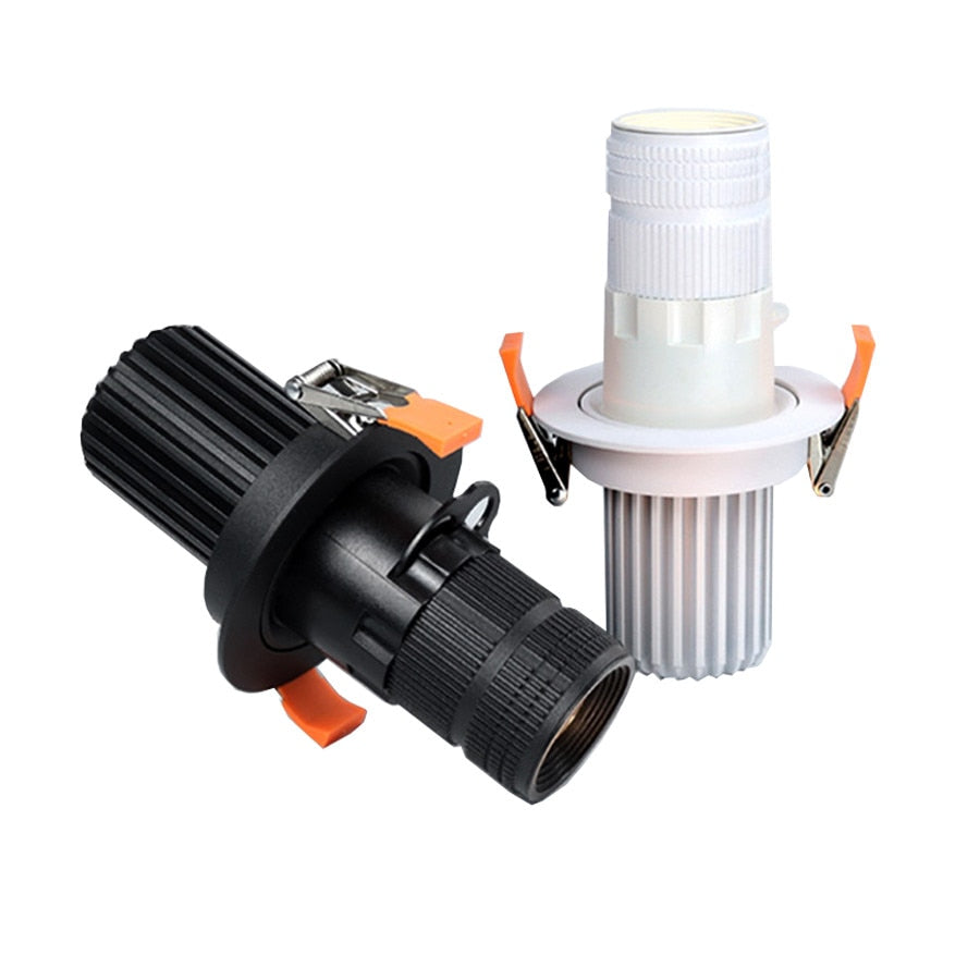 LED Ceiling Spotlights Adjustable Focus Recessed Downlight 10W/15W/20W Track Lights Ceiling Downlight For Home Shop Clothing Stor