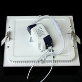 LED Recessed Ceiling Downlight Square Panel Light 3-25W Indoor LED Spot Down Light 12V 24V with Adapter