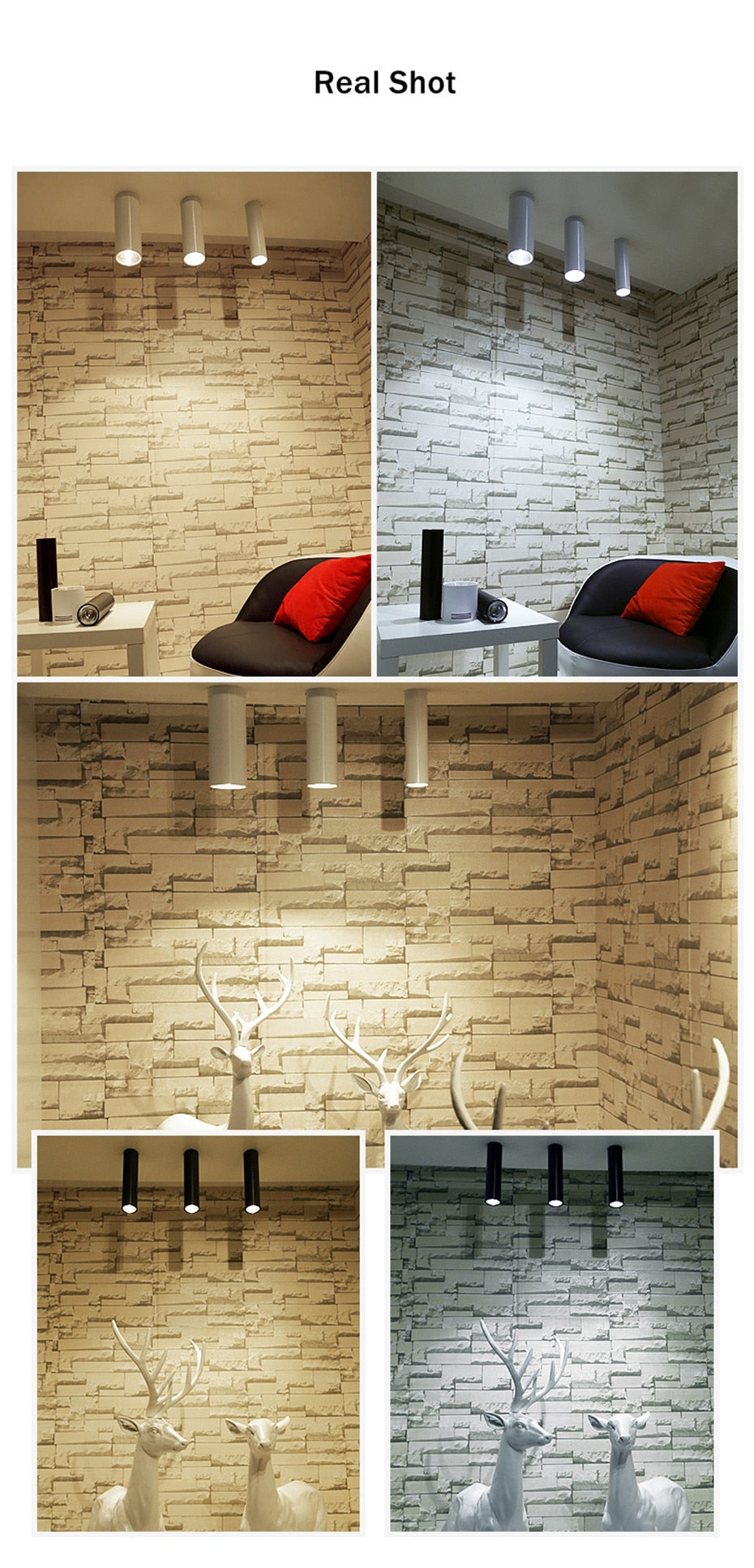 Long Tube Led Downlight Ceiling Downlight Surface Mounted Spot Led 5W Length 75mm 200mm 300mm Ceiling Lamp For Home Store Office