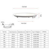 Ultra Thin LED Panel Downlight 3w 4w 6w 9w 12w 15w 18w Round LED Ceiling Recessed Lights Spot Power Supply Included Painel lamp