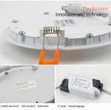 Ultra Thin LED Panel Downlight 3w 4w 6w 9w 12w 15w 18w Round LED Ceiling Recessed Lights Spot Power Supply Included Painel lamp