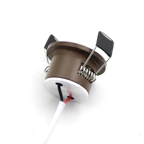  LED Recessed Ceiling Spot Light Wooden Frame Mini Downlights 1.5W 27mm Cut Hole Size 100lm 110V-220V Under Cabinet Lamp