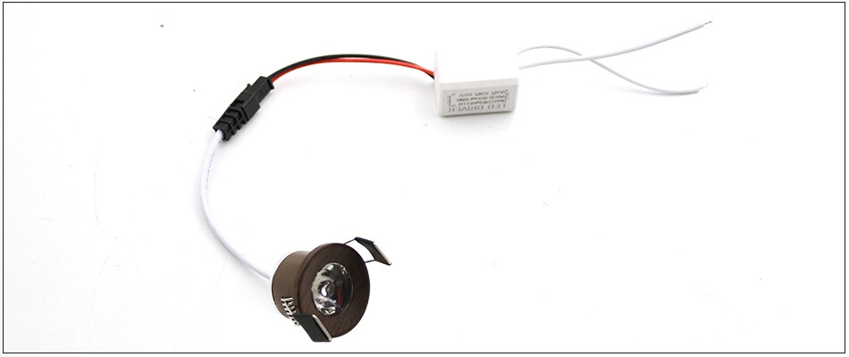  LED Recessed Ceiling Spot Light Wooden Frame Mini Downlights 1.5W 27mm Cut Hole Size 100lm 110V-220V Under Cabinet Lamp