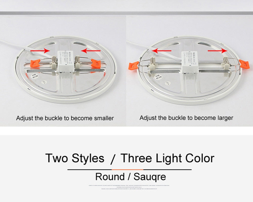 T-SUN Ultra-thin 220V LED Downlight 6W/8W/15W/20W LED Ceiling Recessed Lamp Panel Light Surface Ceiling Downlight Ceiling Lamp