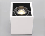 LED 10w 12W 15w Surface Mounted GU10 BULB Dimmable LED Ceiling Lamps Spot Light square Rotation LED Downlights AC85-265V
