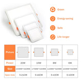 LED Panel Light Round Ultra Thin LED Downlight AC220V 6W 8W 15W 20W LED Ceiling Recessed Light For Indoor Bathroom Illuminate