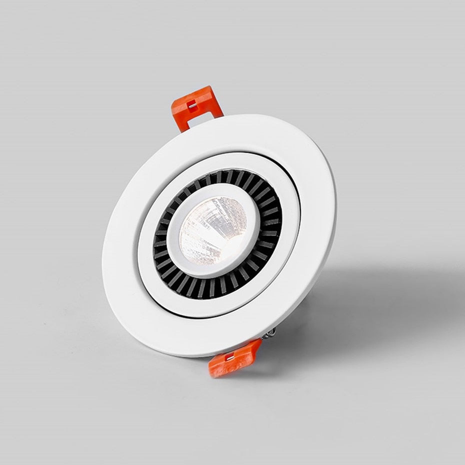 LED Recessed Ceiling Downlight 360 Degree Rotate LED Downlight 5W 10W 18W LED Lamp AC85-265V Ceiling Spot Light with LED Driver