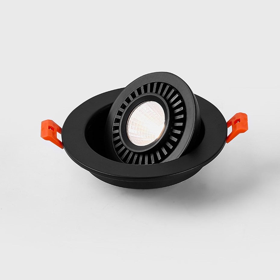 LED Recessed Ceiling Downlight 360 Degree Rotate LED Downlight 5W 10W 18W LED Lamp AC85-265V Ceiling Spot Light with LED Driver