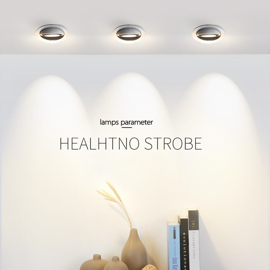 LED Recessed Ceiling Downlight 360 Degree Rotate LED Downlight 5W 10W 18W LED Lamp AC85-265V Ceiling Spot Light with LED Driver