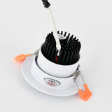 Round Dimmable Recessed COB LED Downlight 5W 7W 9W 12W 15W 18W LED Ceiling Spot Light AC85~265V LED Ceiling Lamp Indoor Lighting