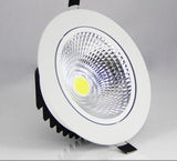 Super bright recessed Dimmable LED COB Downlights 5W 7W 9W 12W 15W 18W LED Spot lights AC85-265V LED decoration Ceiling Lamp