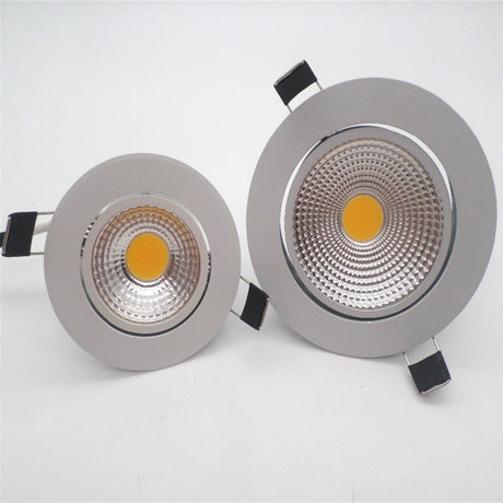 Super bright recessed Dimmable LED COB Downlights 5W 7W 9W 12W 15W 18W LED Spot lights AC85-265V LED decoration Ceiling Lamp