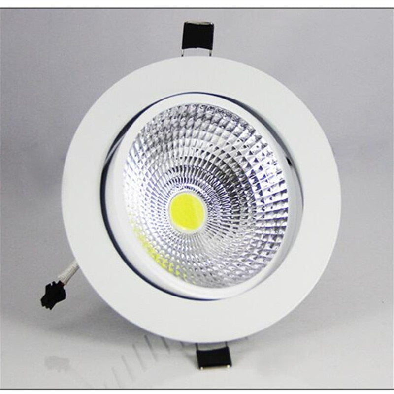 Super bright recessed Dimmable LED COB Downlights 5W 7W 9W 12W 15W 18W LED Spot lights AC85-265V LED decoration Ceiling Lamp