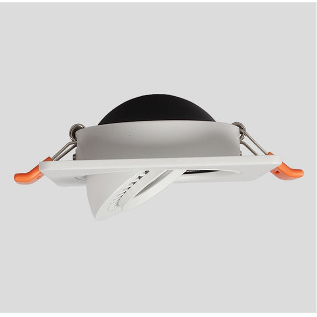 360 Angle Rotatable LED Recessed Downlight 5W 7W 10W 12W 15W LED Ceiling Spot Light 3000K/4000K/6000K Black/White Housing Light