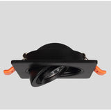 360 Angle Rotatable LED Recessed Downlight 5W 7W 10W 12W 15W LED Ceiling Spot Light 3000K/4000K/6000K Black/White Housing Light