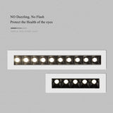 No Flickering Modern LED Recessed Downlight 20W 10W line lamp 85-265V LED Ceiling Spot Light indoor Background lights