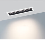 No Flickering Modern LED Recessed Downlight 20W 10W line lamp 85-265V LED Ceiling Spot Light indoor Background lights