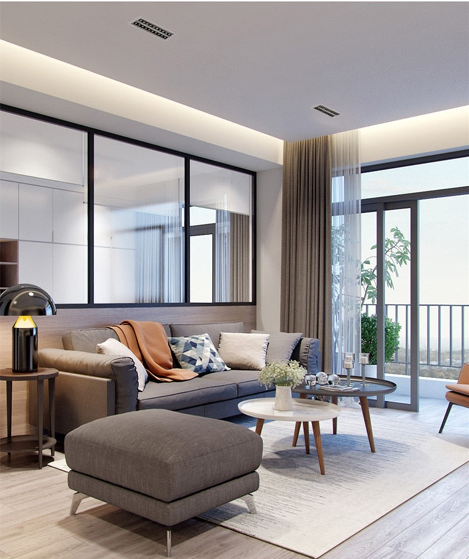 No Flickering Modern LED Recessed Downlight 20W 10W line lamp 85-265V LED Ceiling Spot Light indoor Background lights