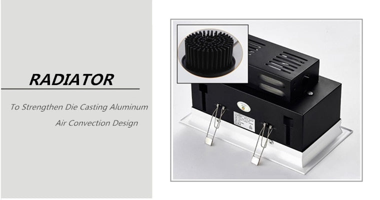 Dimmable Recessed COB LED Downlights 10W 20W LED Ceiling Spot Lights AC85-265V LED Ceiling Lamps Warm/Cold White Indoor Lighting