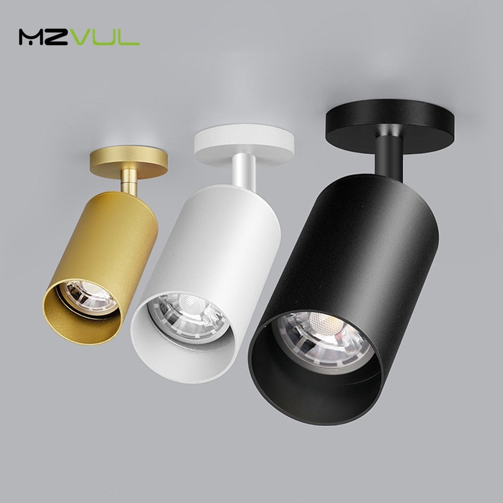 Led Downlights Surface Mounted GU10 Led Bulb Replaceable Led Spot lights Living room 110/220V Spot Led Light Fixture
