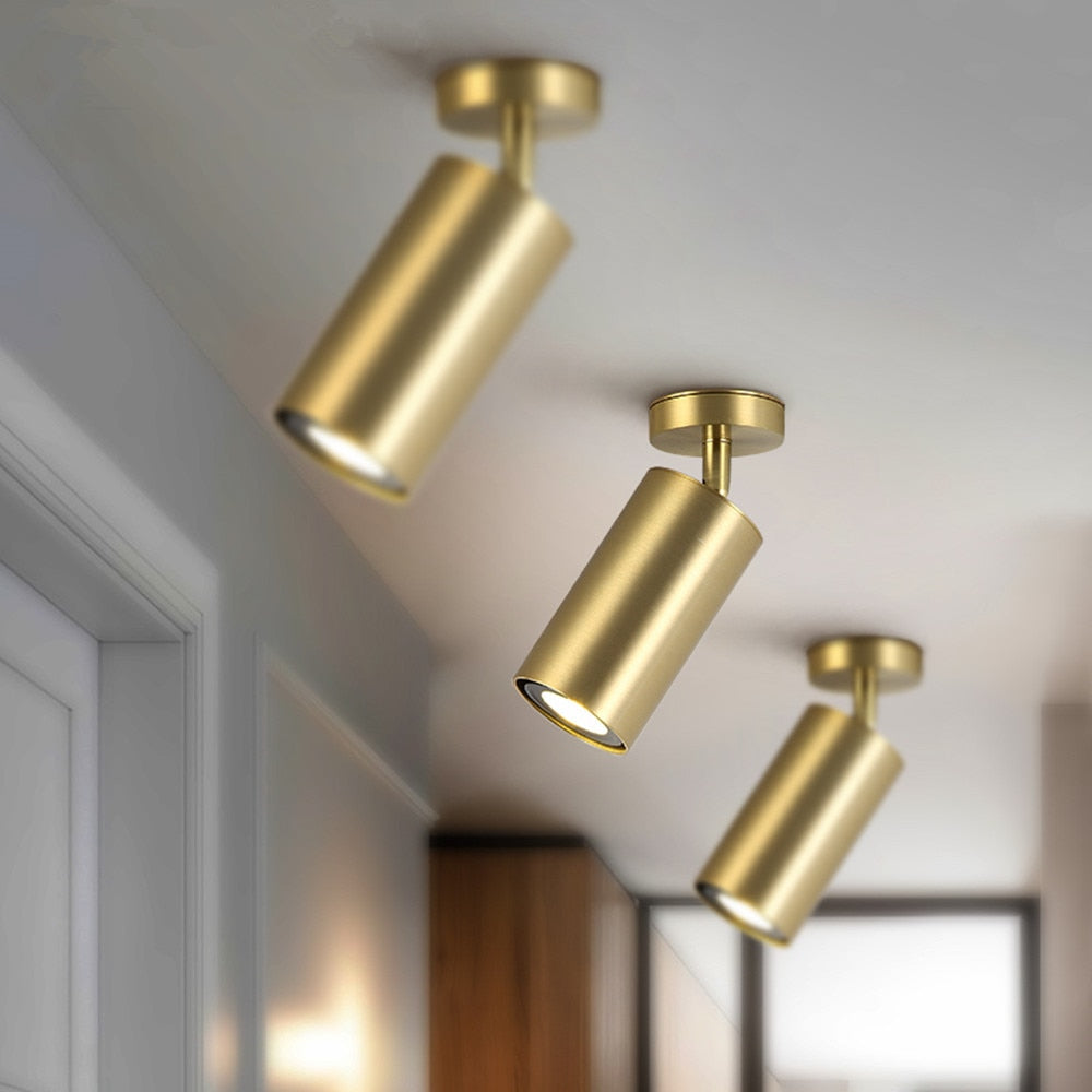 Led Downlights Surface Mounted GU10 Led Bulb Replaceable Led Spot lights Living room 110/220V Spot Led Light Fixture