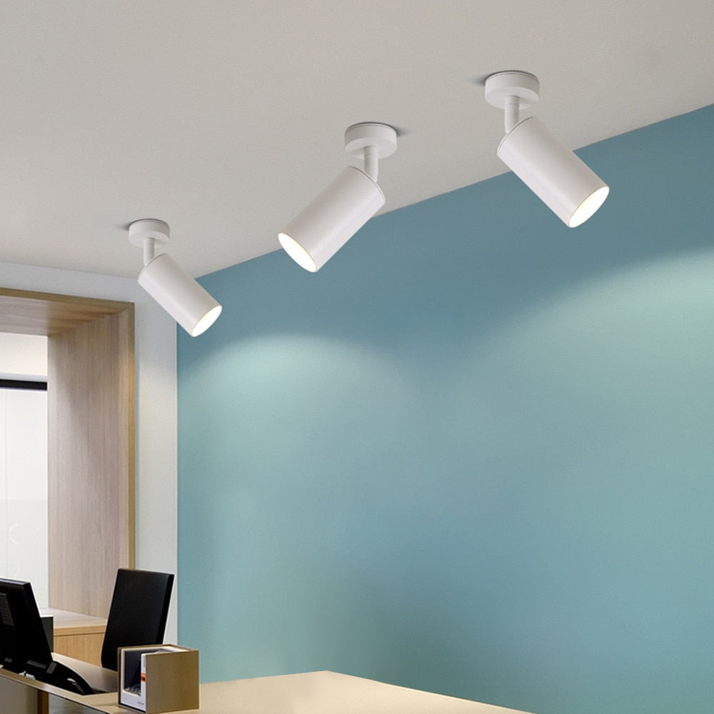 Led Downlights Surface Mounted GU10 Led Bulb Replaceable Led Spot lights Living room 110/220V Spot Led Light Fixture