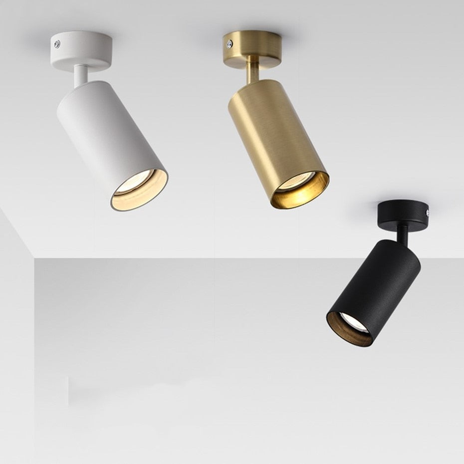 Led Downlights Surface Mounted GU10 Led Bulb Replaceable Led Spot lights Living room 110/220V Spot Led Light Fixture