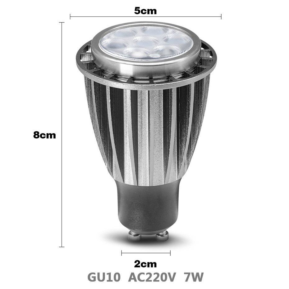 Led Downlights Surface Mounted GU10 Led Bulb Replaceable Led Spot lights Living room 110/220V Spot Led Light Fixture