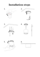 Surface Mounted Led Downlight 220V Led Spot Lights 3W 5W 7W 9W Round Downlights Down Lights Lighting Fixture for Home