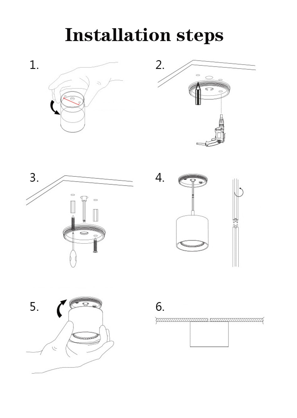 Surface Mounted Led Downlight 220V Led Spot Lights 3W 5W 7W 9W Round Downlights Down Lights Lighting Fixture for Home