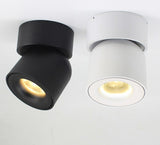 Aisilan Led Downlight Surface Mounted Ceiling Dimmable Spot Light Adjustable 90 Degrees Lighting CRI 93  AC 90-260V