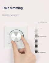 Aisilan Led Downlight Surface Mounted Ceiling Dimmable Spot Light Adjustable 90 Degrees Lighting CRI 93  AC 90-260V