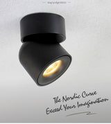 Aisilan Led Downlight Surface Mounted Ceiling Dimmable Spot Light Adjustable 90 Degrees Lighting CRI 93  AC 90-260V