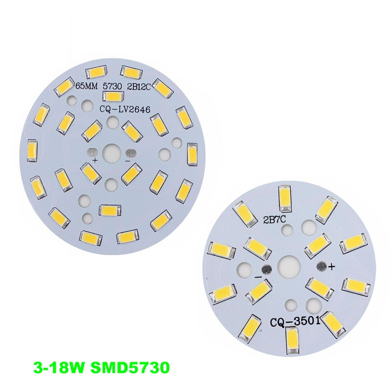 LED Downlight 3W 5W 7W 9W 12W 15W 18W 24W 5730 SMD Light Board Led Lamp Panel For Ceiling Downlights Spot