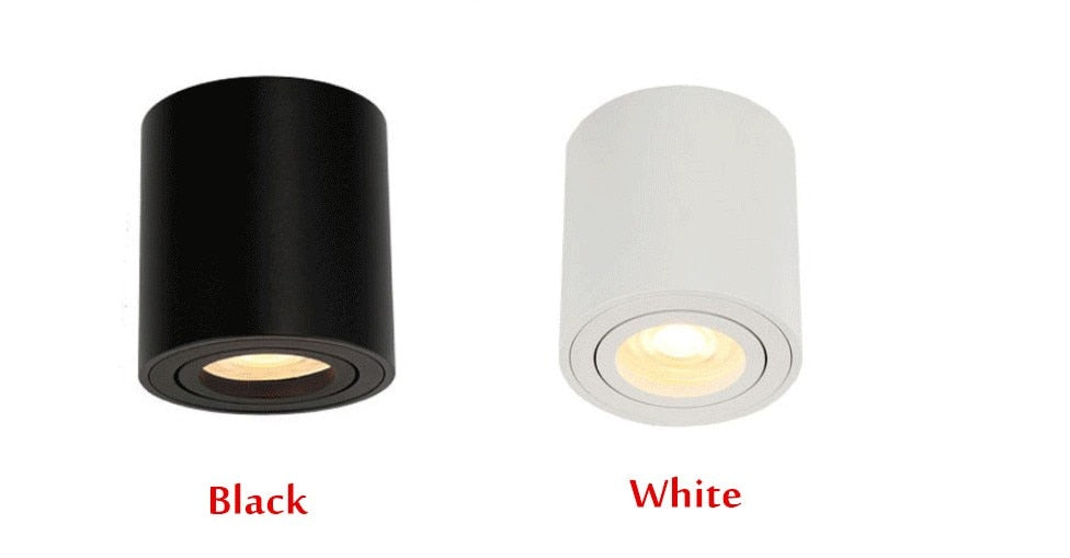 Dimmable COB Downlights Surface Mounted LED Ceiling Lamp 7W 10W GU10 Spot Light Lamp For Kitchen Balcony Home Lighting