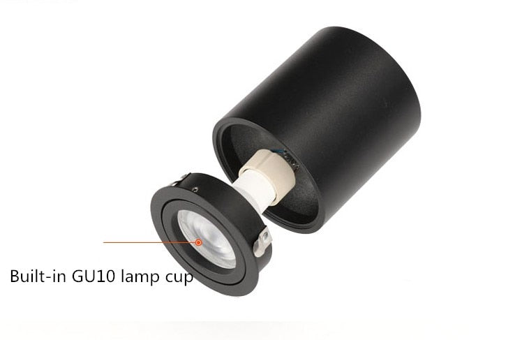 Dimmable COB Downlights Surface Mounted LED Ceiling Lamp 7W 10W GU10 Spot Light Lamp For Kitchen Balcony Home Lighting