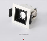 Dimmable Recessed Strip LED Ceiling Lights 10W 20W 30W COB Downlight AC220V LED Strip Lamp Lndoor Lighting TV Background